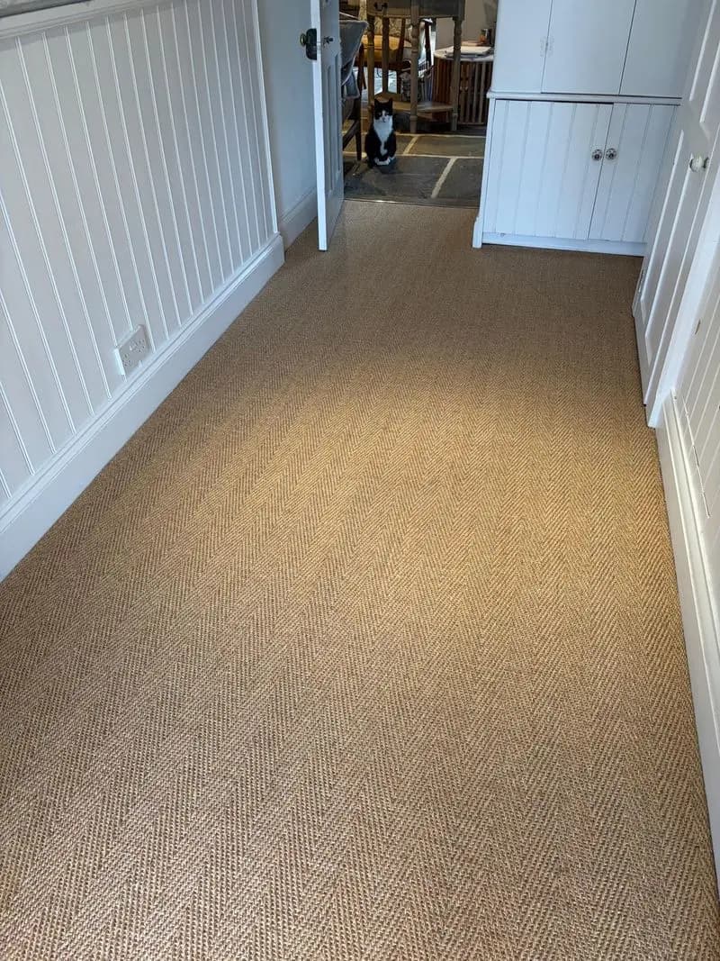 Fibre Sisal Carpet Installation in Westwick