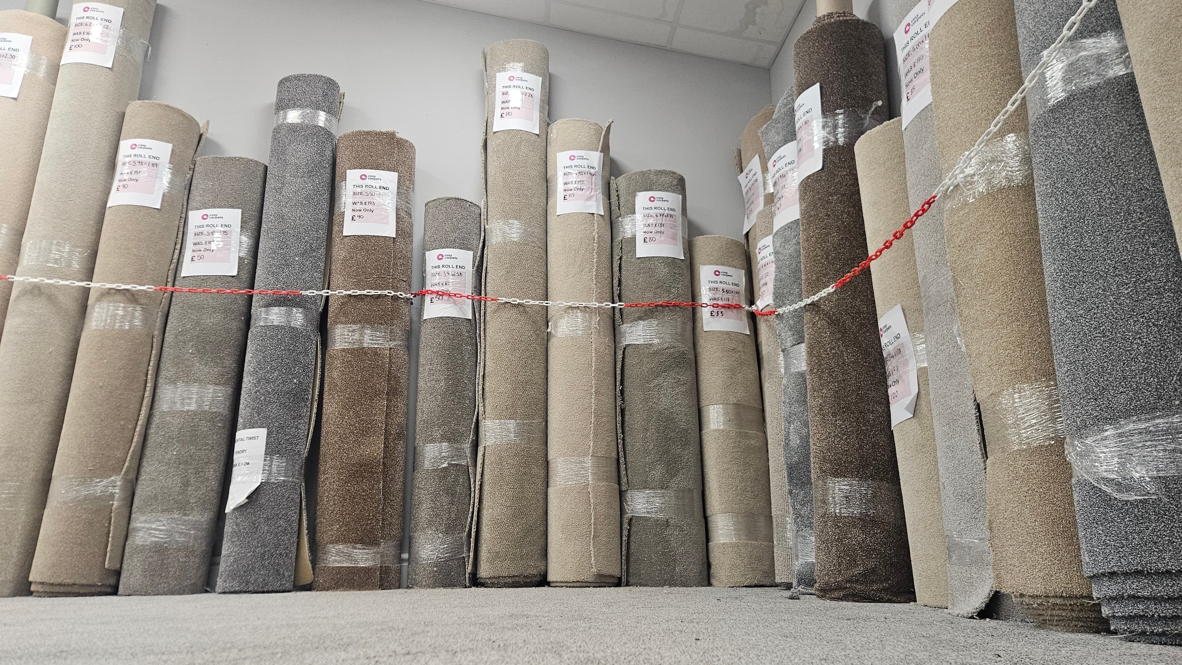 Carpet and flooring remnants